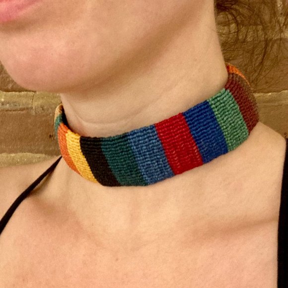 Handmade Never Worn* Funky Choker Necklace - Picture 3 of 5
